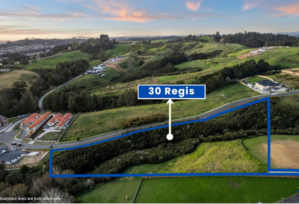 8178m2 section, 1.2 km to Mission Heights Junior College, 2.2 km to Ormiston Senior College, 30 Regis Lane, Flat Bush, Auckland