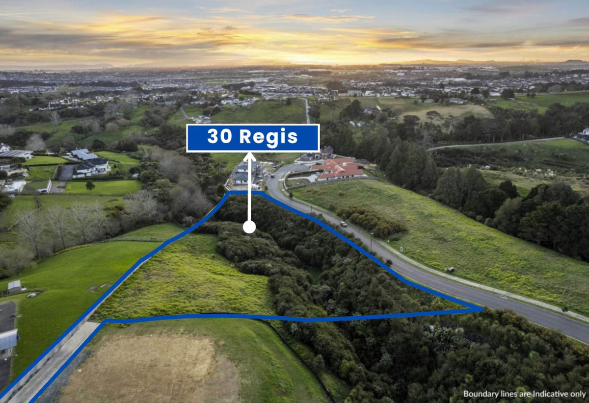 8178m2 section, 1.2 km to Mission Heights Junior College, 2.2 km to Ormiston Senior College, 30 Regis Lane, Flat Bush, Auckland