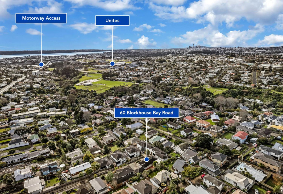 561m2 section, 4 beds 2 baths house with double garage, 60 Blockhouse Bay Road, Avondale, Auckland