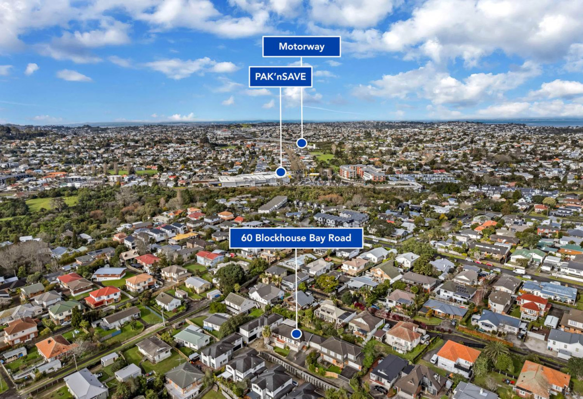 561m2 section, 4 beds 2 baths house with double garage, 60 Blockhouse Bay Road, Avondale, Auckland