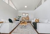 Double Westlake school Zone & Sky Tower Views, 351m2 section, Renovated 3 beds 1 bath house with carport, 2 Flexi rooms downstairs, 7C Nicholson Place, Hillcrest, Auckland
