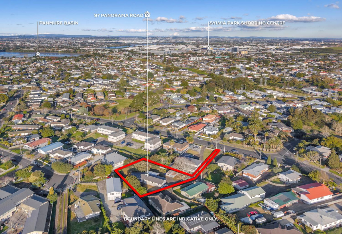 1133m2 section, 4 beds 2 baths house with carport and standalone garage, 97 Panorama Road, Mt Wellington, Auckland