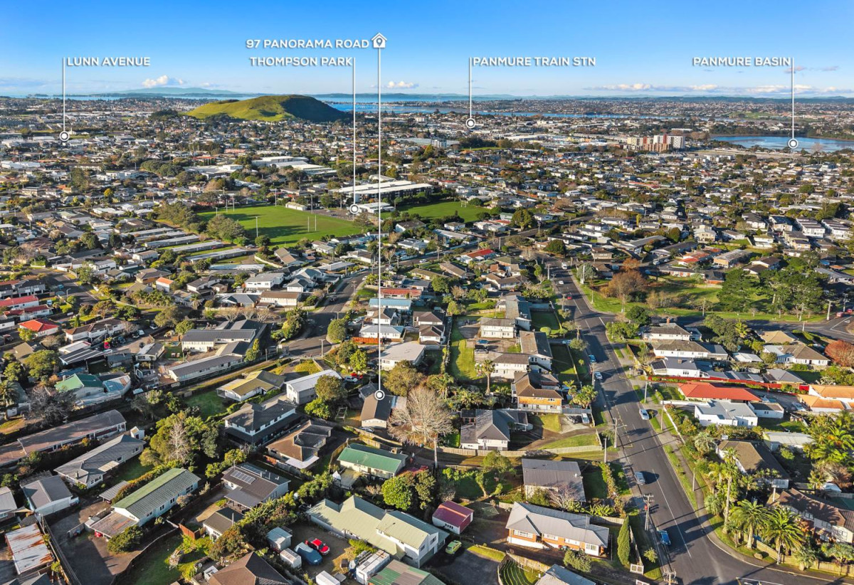 1133m2 section, 4 beds 2 baths house with carport and standalone garage, 97 Panorama Road, Mt Wellington, Auckland
