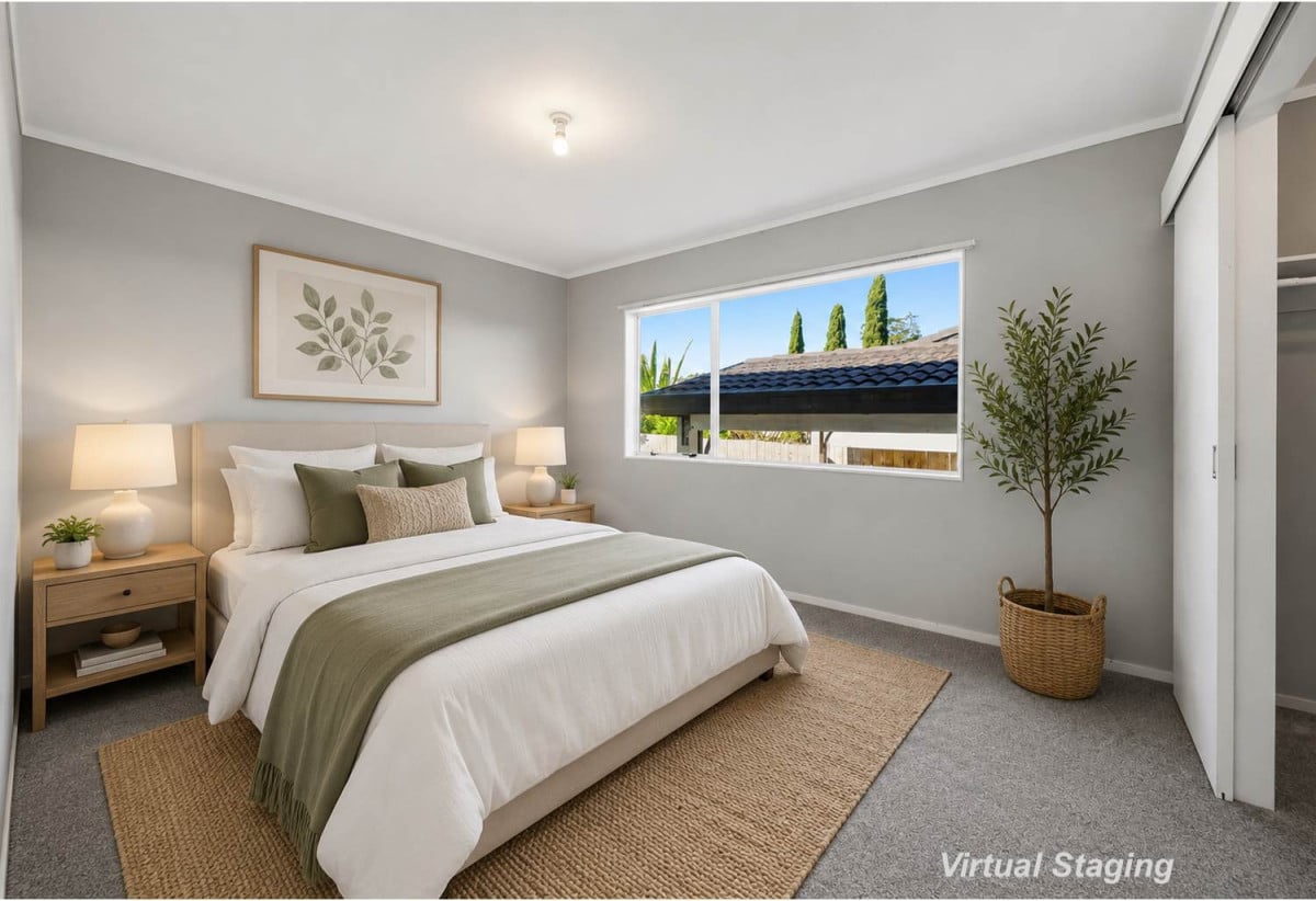 Next to a reserve, 607m2 section, Newly carpeted 3 beds 1 bath house, Semi-ensuite bathroom plus separate toilet, Single carport with roller door, move-in ready, 66 De Quincey Terrace, Highland Park, Auckland