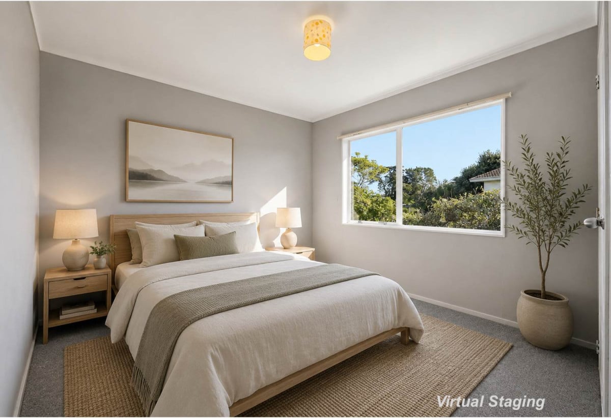 Next to a reserve, 607m2 section, Newly carpeted 3 beds 1 bath house, Semi-ensuite bathroom plus separate toilet, Single carport with roller door, move-in ready, 66 De Quincey Terrace, Highland Park, Auckland