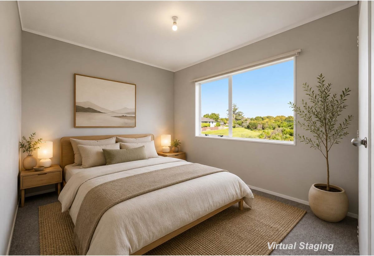 Next to a reserve, 607m2 section, Newly carpeted 3 beds 1 bath house, Semi-ensuite bathroom plus separate toilet, Single carport with roller door, move-in ready, 66 De Quincey Terrace, Highland Park, Auckland
