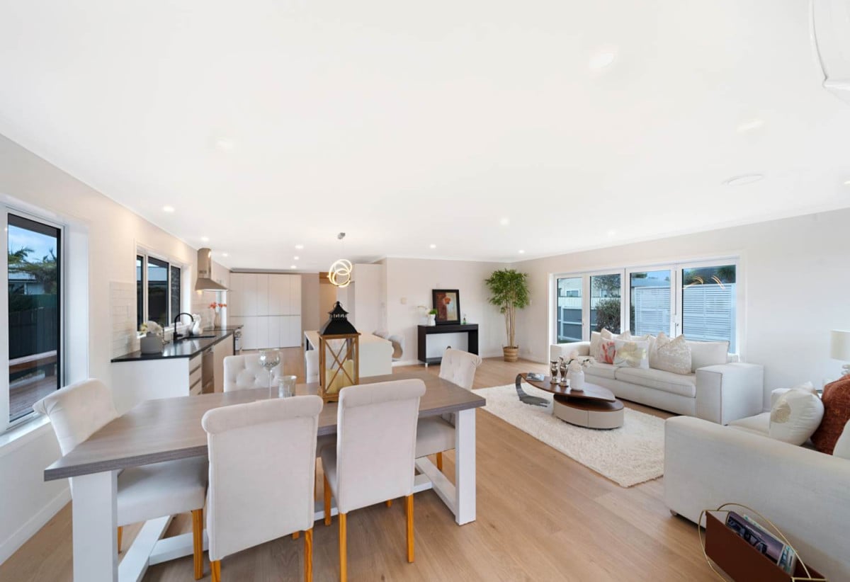 693m2 section, 5 beds + office 2 baths house with double garage, 67 Waipani Road, Te Atatu Peninsula, Auckland
