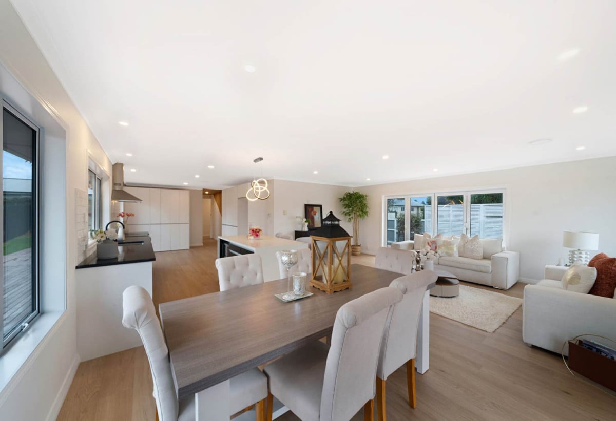 693m2 section, 5 beds + office 2 baths house with double garage, 67 Waipani Road, Te Atatu Peninsula, Auckland