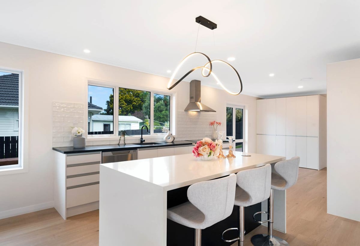 693m2 section, 5 beds + office 2 baths house with double garage, 67 Waipani Road, Te Atatu Peninsula, Auckland