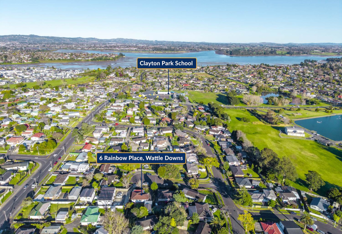 620m2 section, 3 beds 1.5 baths house with double carport, the standalone garage has been thoughtfully converted into a rumpus room and 2 flexi rooms, 6 Rainbow Place, Wattle Downs, Auckland