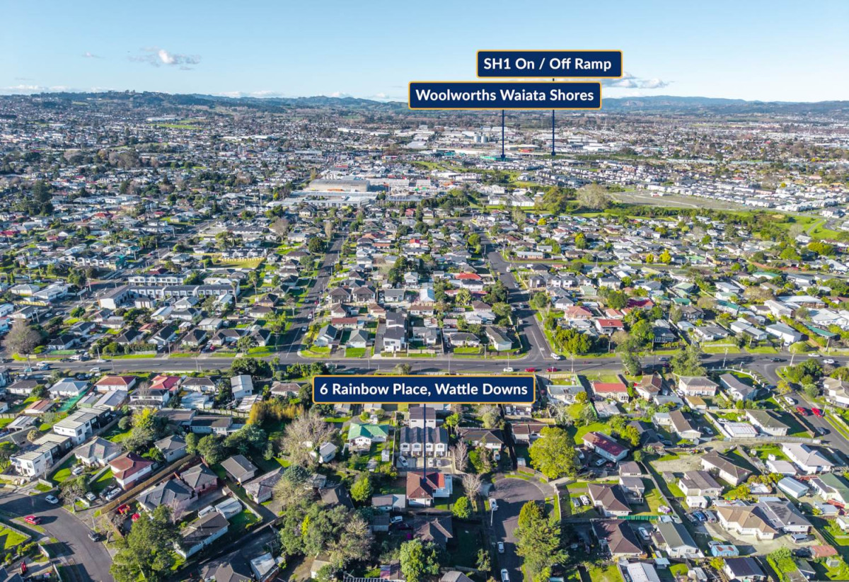 620m2 section, 3 beds 1.5 baths house with double carport, the standalone garage has been thoughtfully converted into a rumpus room and 2 flexi rooms, 6 Rainbow Place, Wattle Downs, Auckland