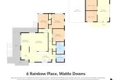 620m2 section, 3 beds 1.5 baths house with double carport, the standalone garage has been thoughtfully converted into a rumpus room and 2 flexi rooms, 6 Rainbow Place, Wattle Downs, Auckland
