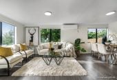 Motivated vendors, Renovated 3 beds + rumpus room 2.5 baths house with car parks, 3 beds 1 bath upstairs, Downstairs a large rumpus room or fourth bedroom with its own bathroom and a separate entrance. 2/523 Glenfield Road, Glenfield, Auckland