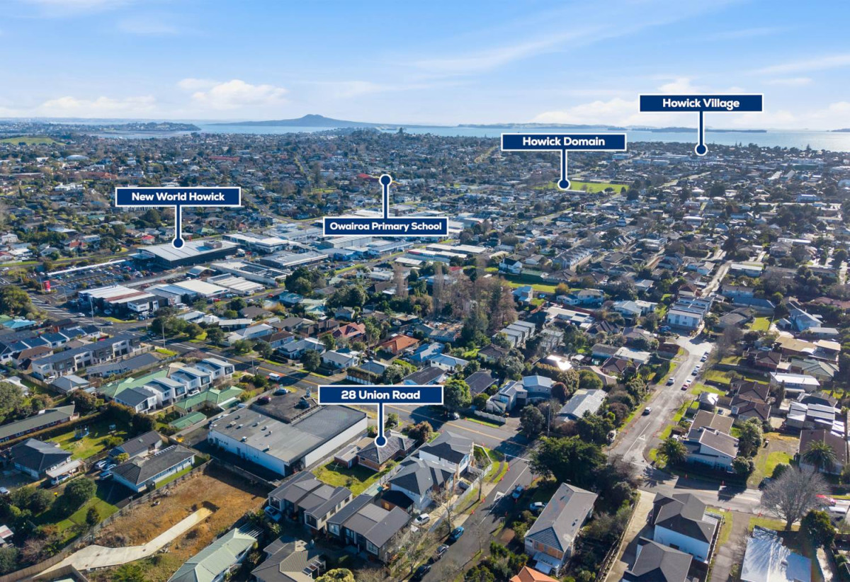 678m2 section, RC, EPA, BC approved for 4 homes ( 3 beds 2.5 baths single garage, Lot 1& 4, standalone, Lot 2 &3, duplex), Brick and tile 4 beds 1 bath house with garage, 28 Union Road, Howick, Auckland