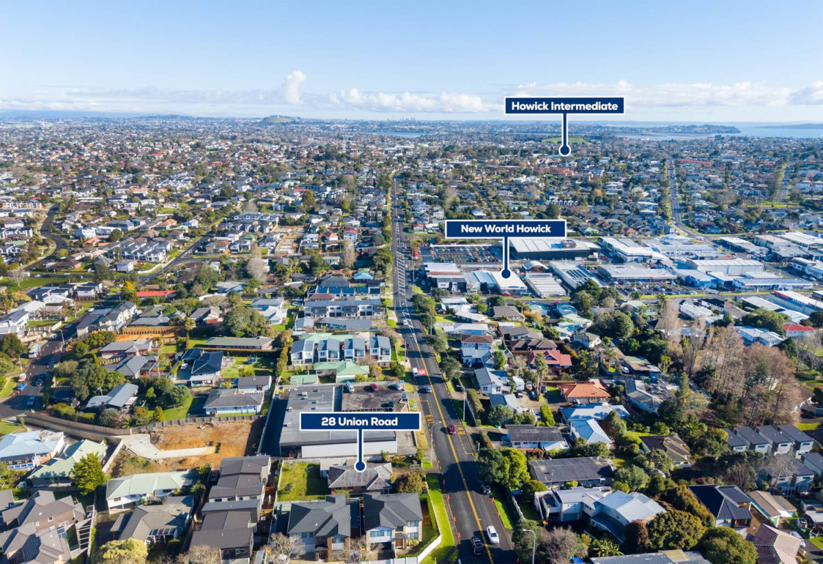 678m2 section, RC, EPA, BC approved for 4 homes ( 3 beds 2.5 baths single garage, Lot 1& 4, standalone, Lot 2 &3, duplex), Brick and tile 4 beds 1 bath house with garage, 28 Union Road, Howick, Auckland