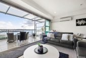 Auckland Girls’ Grammar School zone, Leasehold 1 bed 1 bath apartment, Spacious 64sqm internal layout plus a huge balcony, fully furnished and ready to go, 62/145 Quay Street, City Centre, Auckland