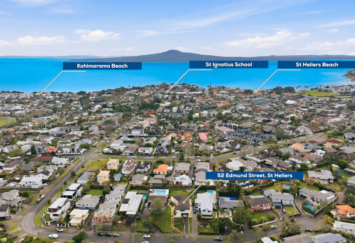 883m2 section, RC and EPA approved for 4 standalone executive homes, BC currently in its final approval stage, 3 beds 2 baths house with double carport, 52 Edmund Street, St Heliers, Auckland