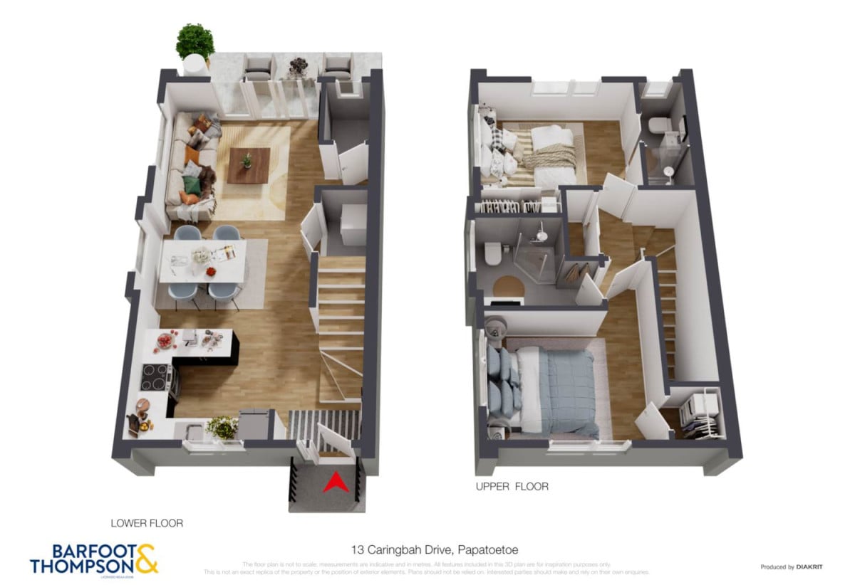 Built by Emphasis Homes, Brandnew freehold 2 beds 2.5 baths home, NO BODY CORP OR SOCIETY FEE, 2/13 Caringbah Drive, Papatoetoe, Auckland