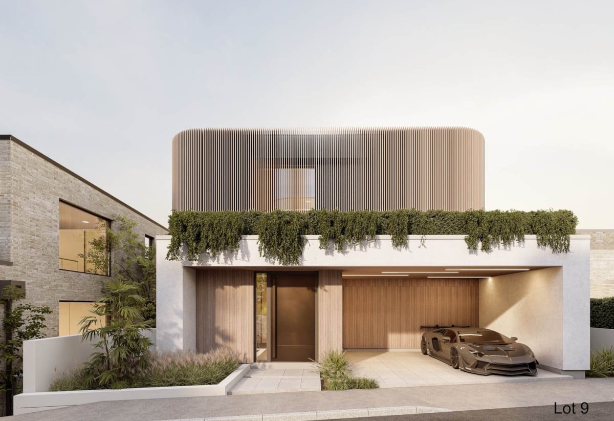 Walks to Macleans College, Freehold sections, Lots 5–9 command breathtaking 180-degree panoramic sea views, Each homesite has been designed to accommodate homes of approximately 400m², Lots 5-9/215 Bleakhouse Road, Mellons Bay, Auckland