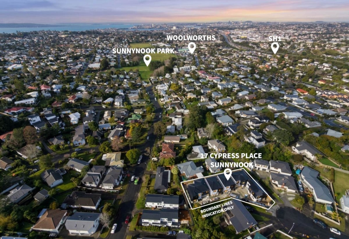 10-year Builder Guarantee, Double Westlake school zone, Brandnew standalone 5 beds 4 baths home with garage, Lot5/17 Cypress Place, Sunnynook, Auckland