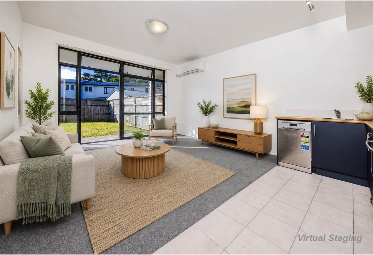 Walks to Botany Downs Secondary College and Botany Downs shopping centre, Renovated 1 bed 1 bath Ground-floor unit with private garden and single garage, Access to swimming pool, tennis court & gym, 135/2 Armoy Drive, East Tamaki, Auckland