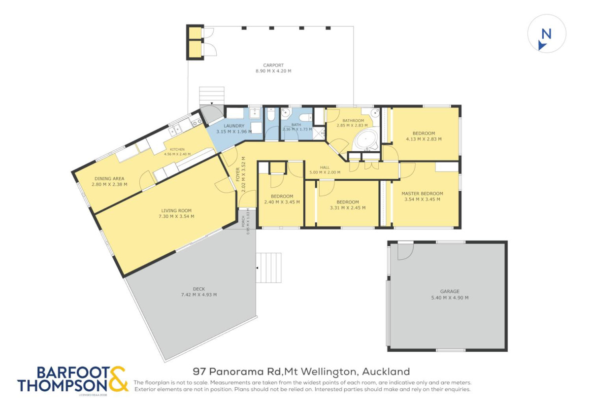 1133m2 section, 4 beds 2 baths house with carport and standalone garage, 97 Panorama Road, Mt Wellington, Auckland