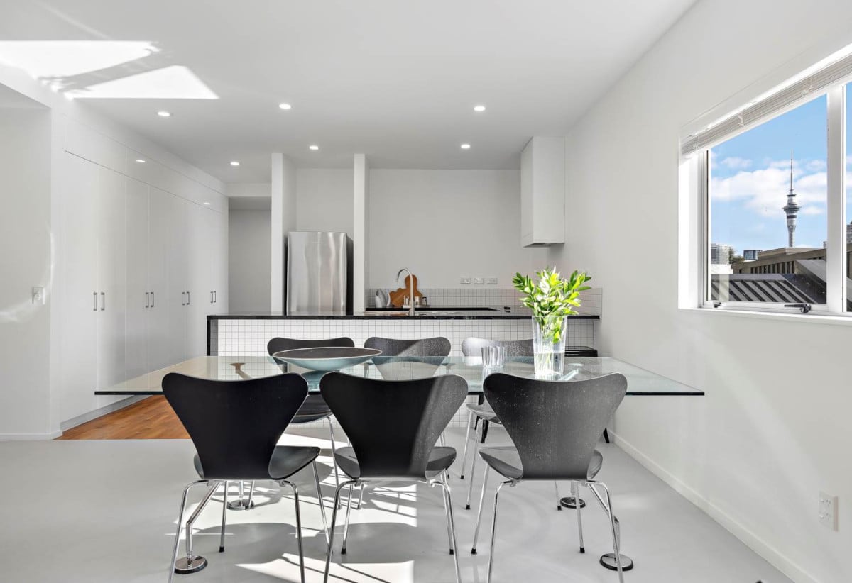Double Grammar school zone, 120m2 Freehold 3 beds 2 baths apartment, 2 car parks + storage locker, Spacious loggia-style balcony, zoned for Auckland Grammar and Epsom Girls’ Grammar School, 308/10 Fox Street, Parnell, Auckland