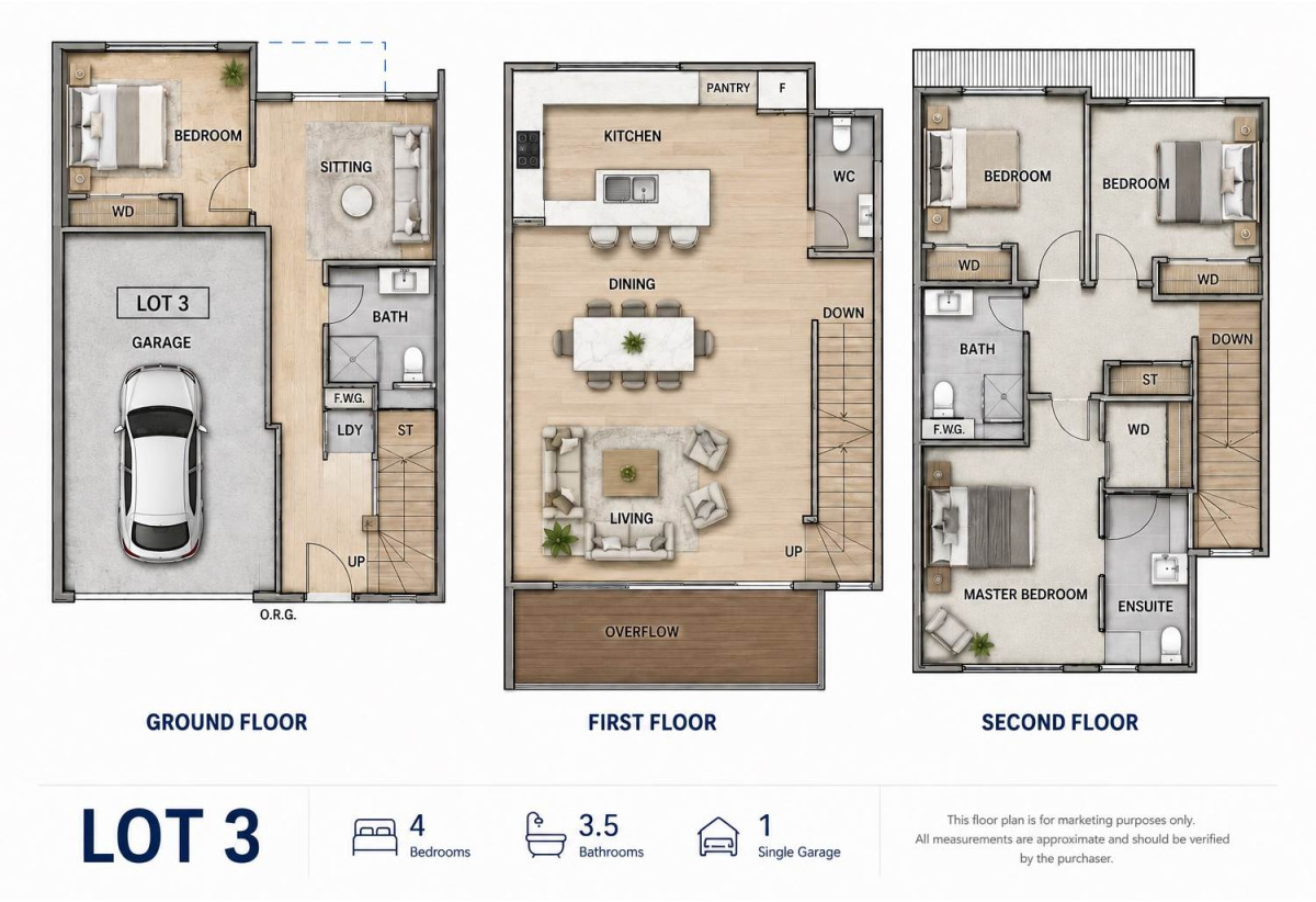 Macleans College zone, Brandnew 4 beds 3.5 baths home with garage, Lot 3/39 Ridge Road, Howick, Auckland