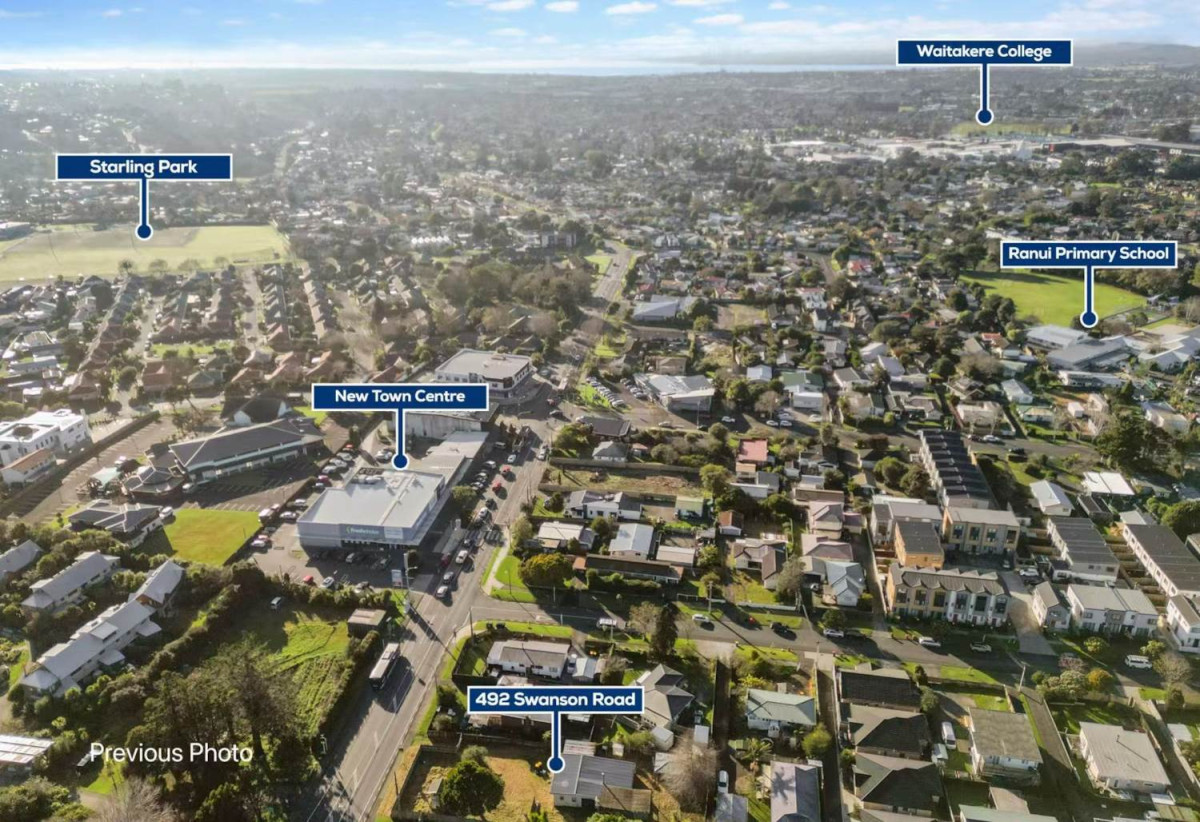 1012m2 section, with RC & EPA Approved for 8 homes, 3 beds 1 bath house, 492 Swanson Road, Ranui, Auckland