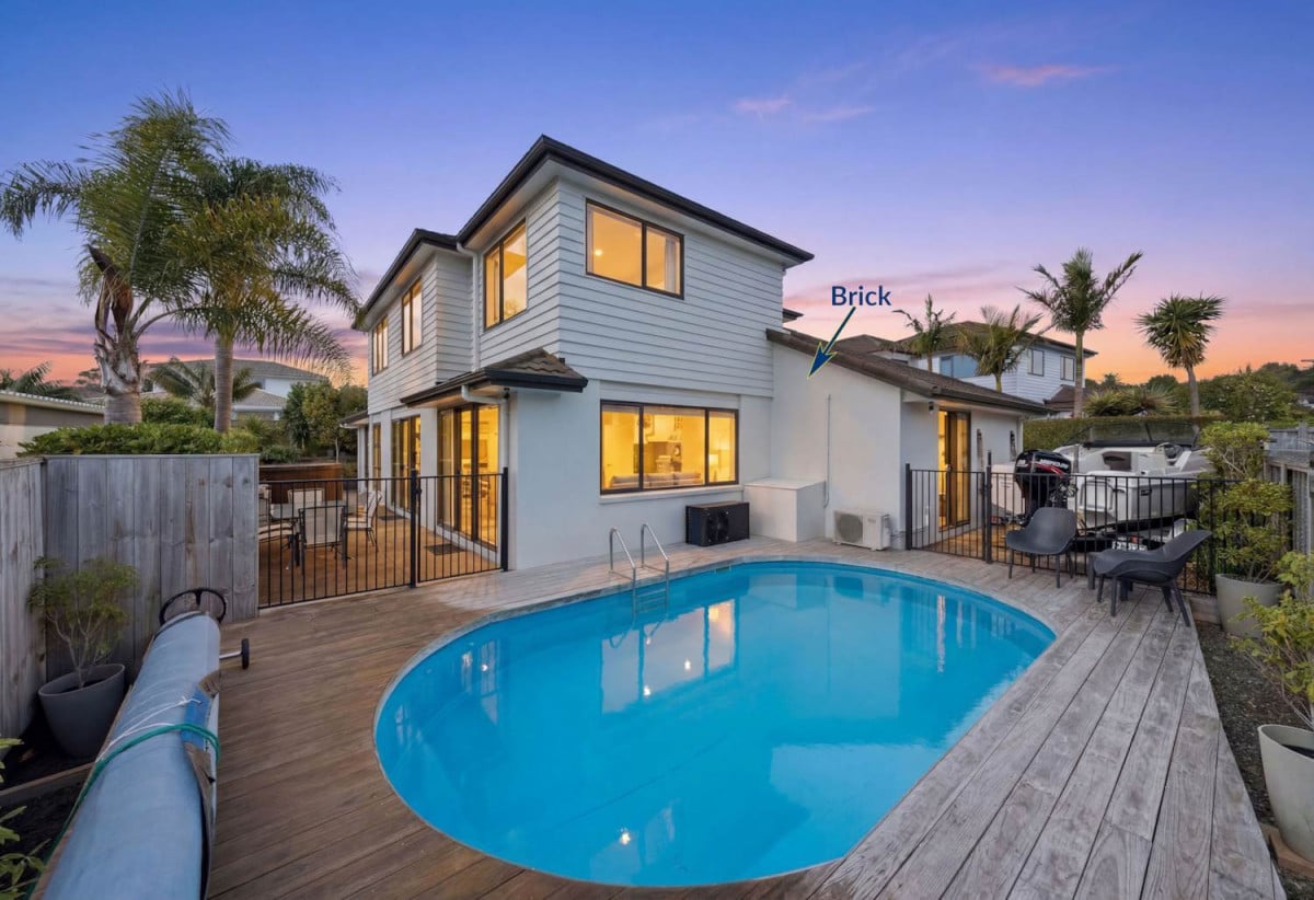 453m2 section, Brick & Panoramic Sea Views, 4 beds 2.5 baths house with double garage, 3 Tainui Street, Torbay, Auckland