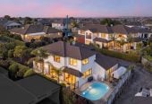 453m2 section, Brick & Panoramic Sea Views, 4 beds 2.5 baths house with double garage, 3 Tainui Street, Torbay, Auckland
