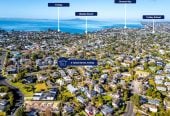 453m2 section, Brick & Panoramic Sea Views, 4 beds 2.5 baths house with double garage, 3 Tainui Street, Torbay, Auckland