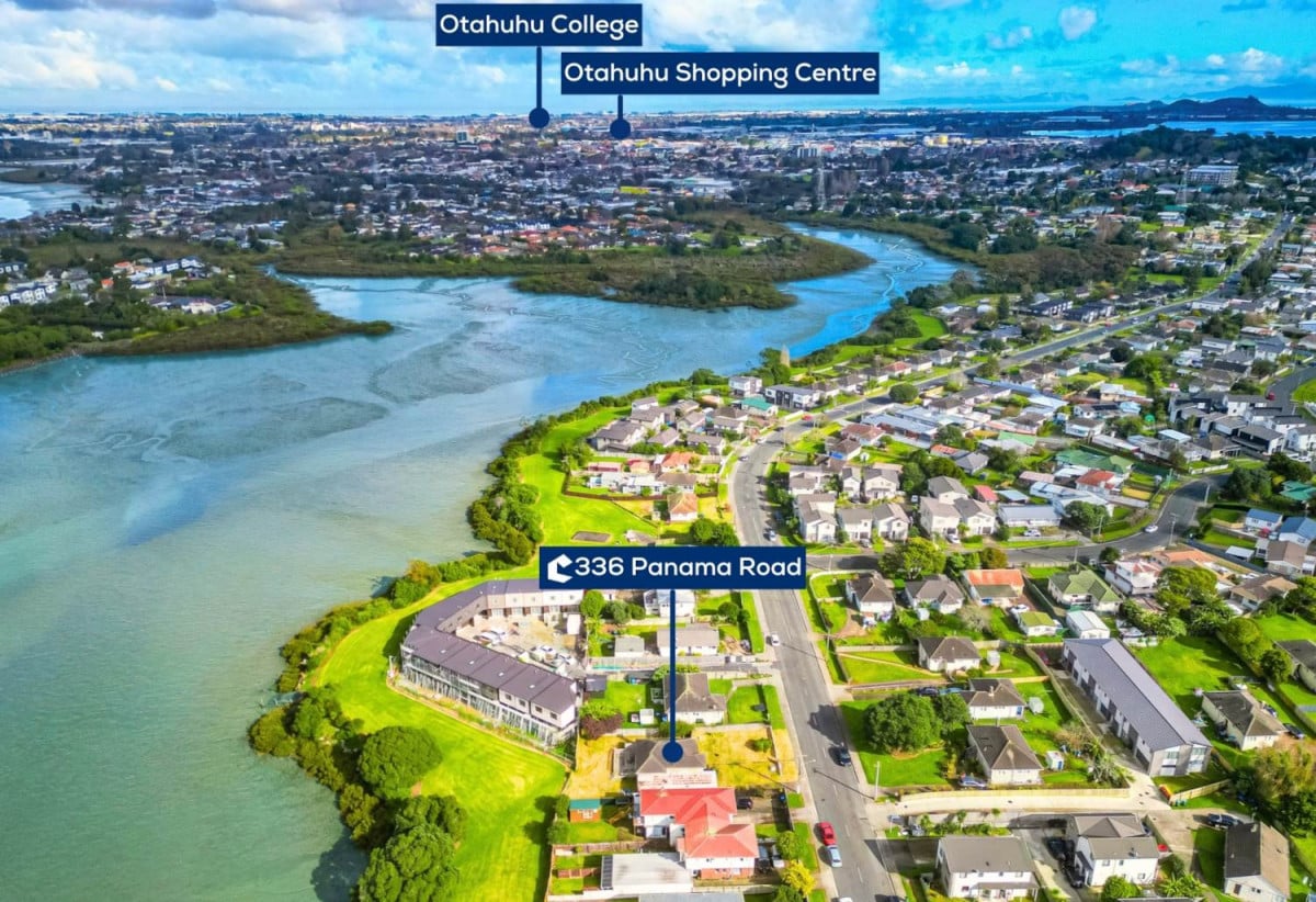 675m2 section with great Tamaki River view, RC, EPA issued, offering great development potential (6-lot proposed subdivision: 2 freestanding and 4 terraced homes), 3 beds 1 bath house, 336 Panama Road, Mt Wellington, Auckland