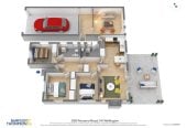 675m2 section with great Tamaki River view, RC, EPA issued, offering great development potential (6-lot proposed subdivision: 2 freestanding and 4 terraced homes), 3 beds 1 bath house, 336 Panama Road, Mt Wellington, Auckland