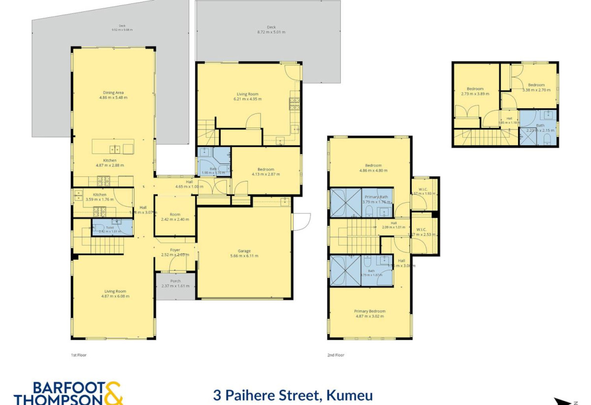 Home and income, 571m2 section, 2 kitchens, Brandnew 5 beds + study 4.5 baths house with double garage and 2 beds granny, 3 Paihere Street, Huapai, Auckland