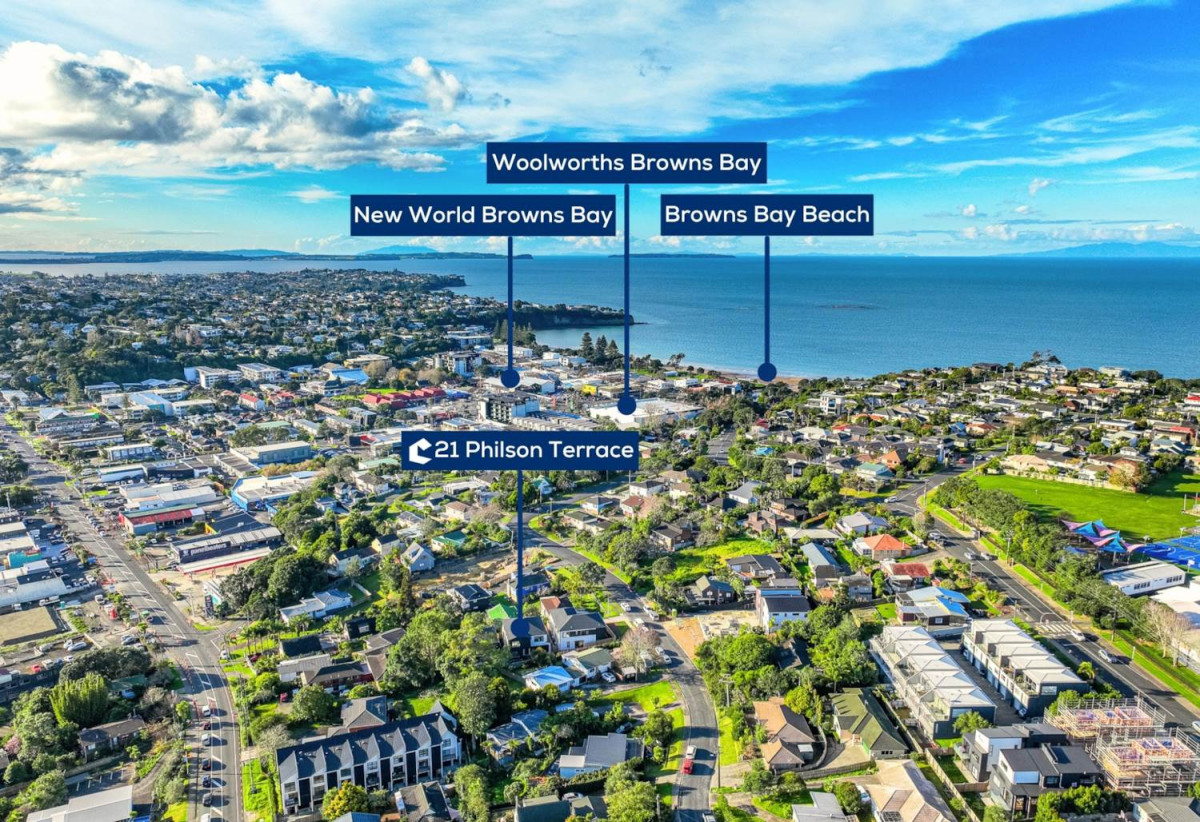 Rangitoto College zone, 2 kitchens, Brandnew standalone 6 beds 4.5 baths home with double garage, Lot 2/21 Philson Terrace, Browns Bay, Auckland