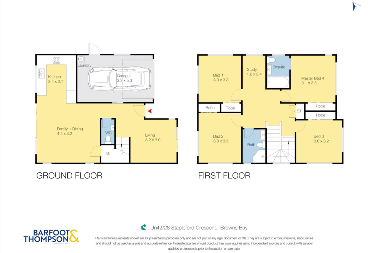 Brandnew 4 Bedrooms | 2.5 Bathrooms | Single Garage, Lot 2/28 Stapleford Crescent, Browns Bay, Auckland