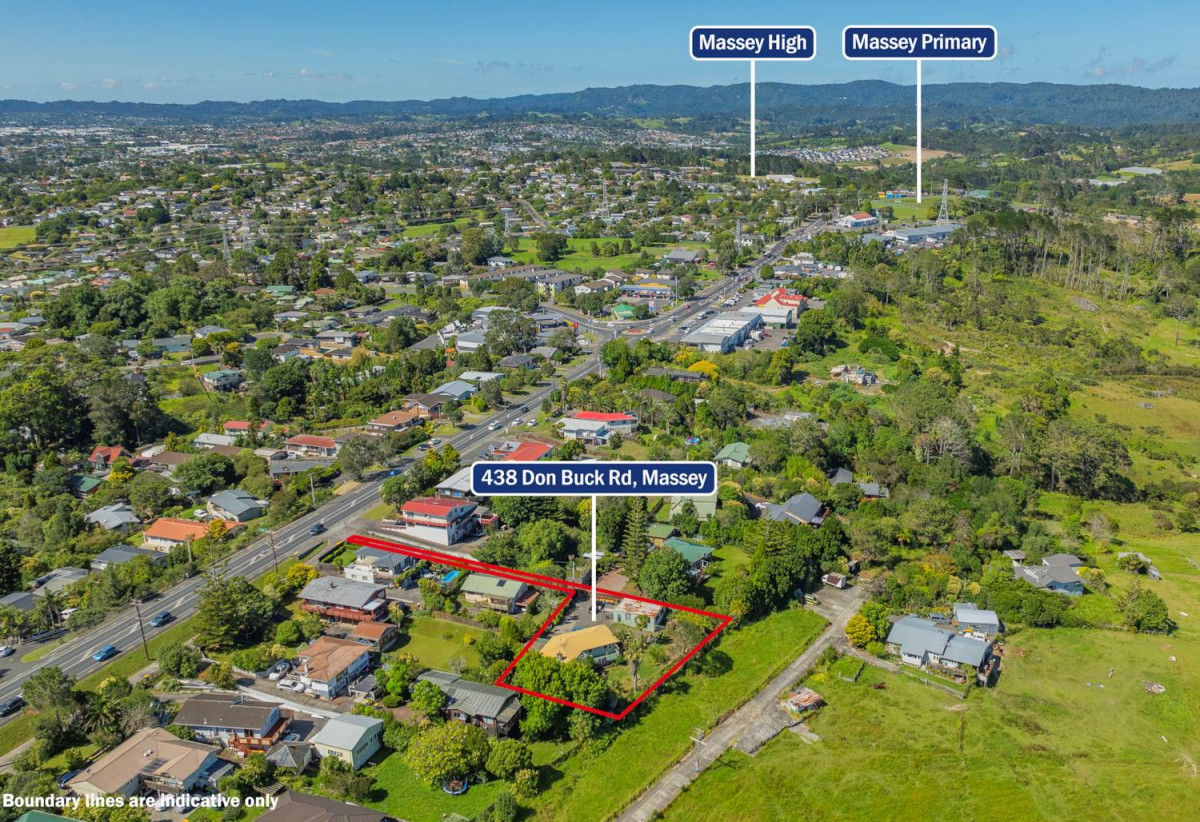 1389m2 section, Premium Development Opportunity with RC + BC + EPA for 9 townhouses (eight 2-bedroom + one 3-bedroom), each with its own parking. 3 beds 1 bath house, 438 Don Buck Road, Massey, Auckland
