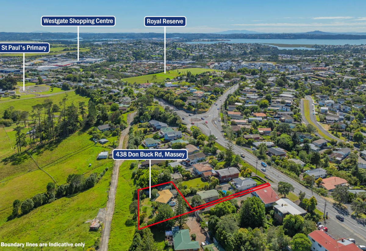 1389m2 section, Premium Development Opportunity with RC + BC + EPA for 9 townhouses (eight 2-bedroom + one 3-bedroom), each with its own parking. 3 beds 1 bath house, 438 Don Buck Road, Massey, Auckland
