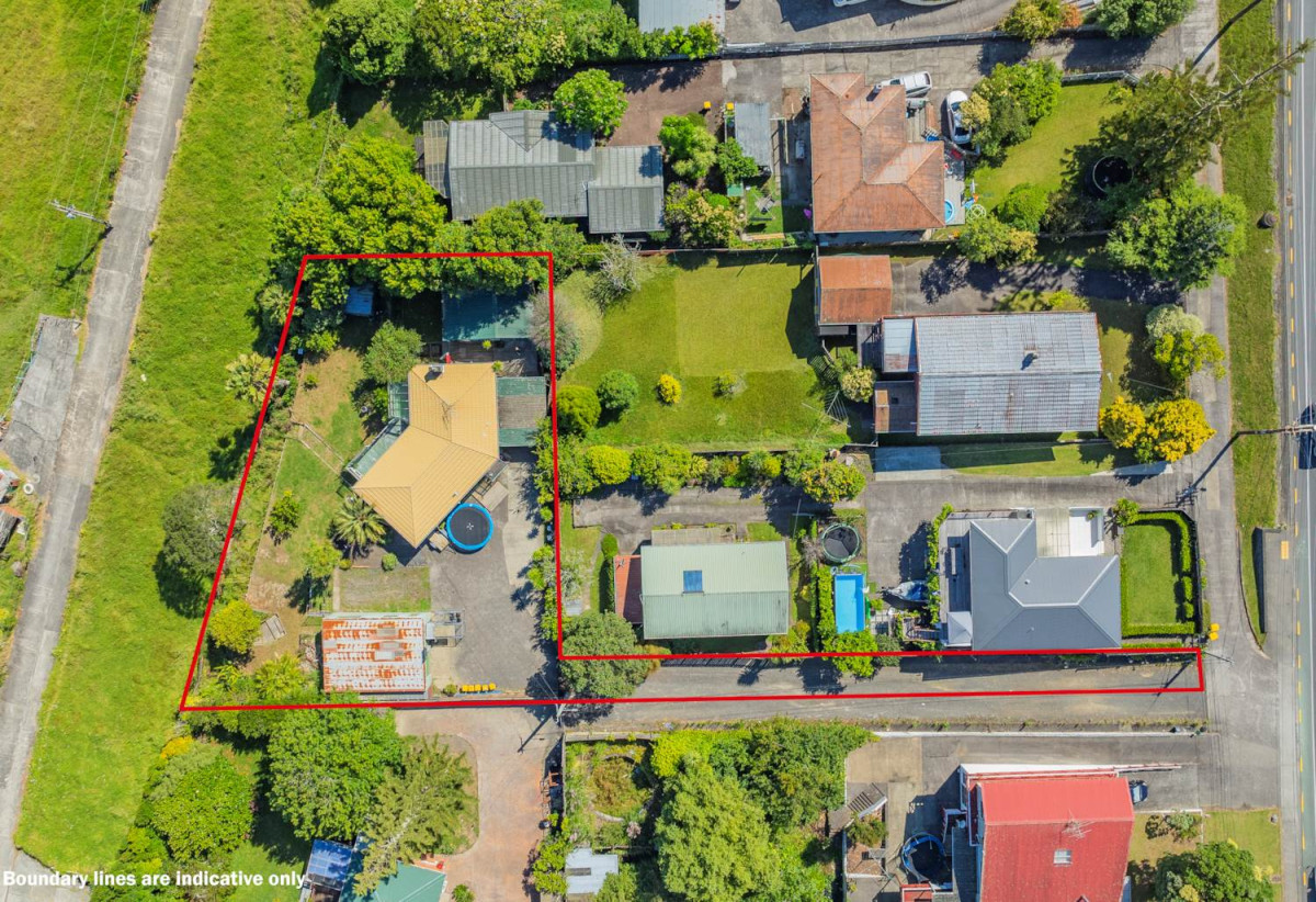1389m2 section, Premium Development Opportunity with RC + BC + EPA for 9 townhouses (eight 2-bedroom + one 3-bedroom), each with its own parking. 3 beds 1 bath house, 438 Don Buck Road, Massey, Auckland