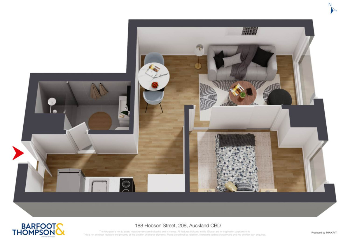 Must sell, Auckland Girls’ Grammar School zone, 33m2 Freehold 1 bed 1 bath apartment, Full furniture package is included, A perfect easy care city life with power, water, Sky TV, air conditioning and building insurance all INCLUDED in the body corporate levy, 188 Hobson Street, City Centre, Auckland