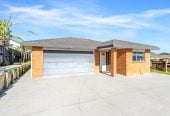 The Perfect First Home Near the Water, 520m2 section, Brick and tile 4 beds 2 baths house with double garage, 48 Bellville Drive, Clendon Park, Auckland