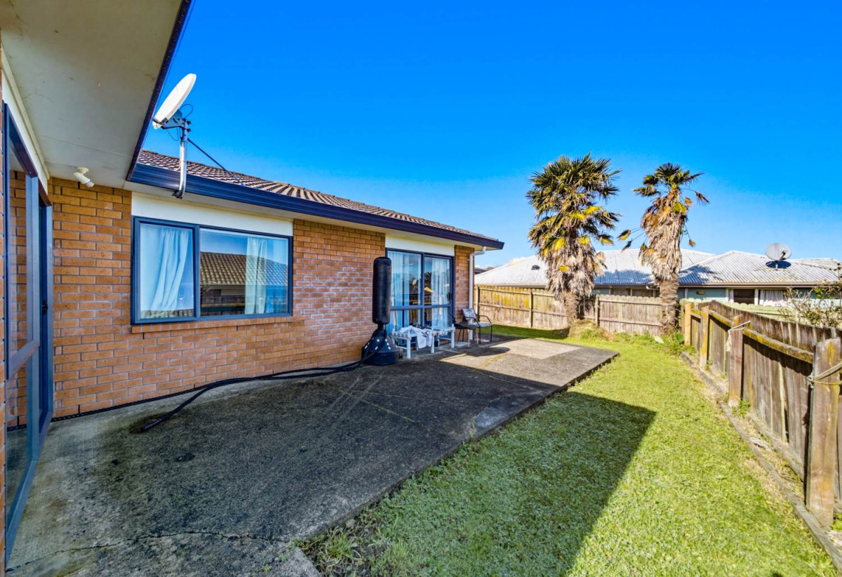 The Perfect First Home Near the Water, 520m2 section, Brick and tile 4 beds 2 baths house with double garage, 48 Bellville Drive, Clendon Park, Auckland