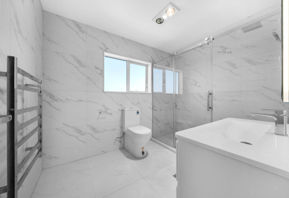 195m2 5 Beds (2 ensuites) 3.5 baths duplex home, Internal-access tandem garage with room for 2 vehicles, 46B Elliot Street, Howick, Auckland