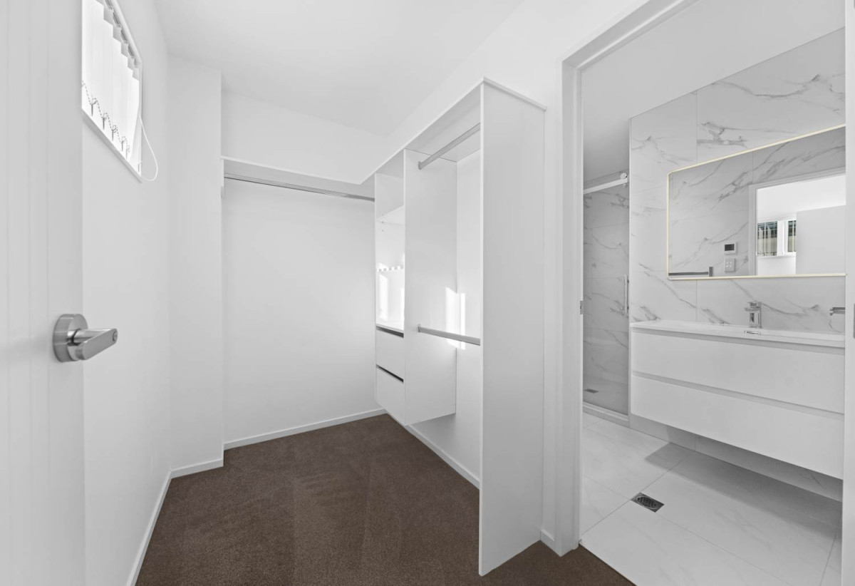 195m2 5 Beds (2 ensuites) 3.5 baths duplex home, Internal-access tandem garage with room for 2 vehicles, 46B Elliot Street, Howick, Auckland
