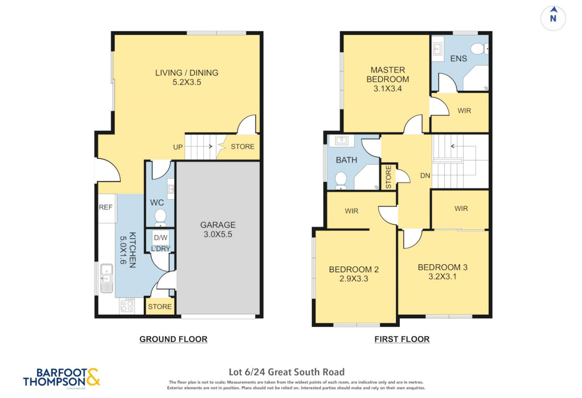 Brandnew freehold 3 beds 2.5 baths home with garage, move-in ready, 2/24 Great South Road, Manurewa, Auckland