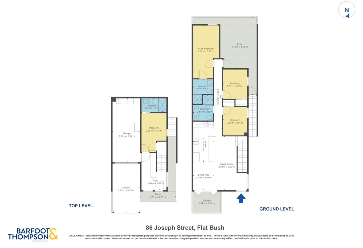 Standalone 4 beds 3 baths house with garage, 86 Joseph Street, Flat Bush, Auckland