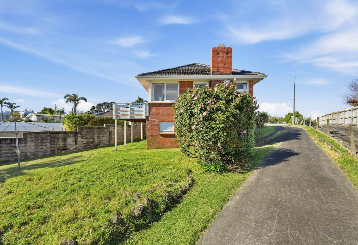 Half of 1130m2 section, Macleans College zone, Sea Views and Sky city views, Brick and tile 3 beds 2 baths house with garage, 1/68 Bleakhouse Road, Bucklands Beach, Auckland