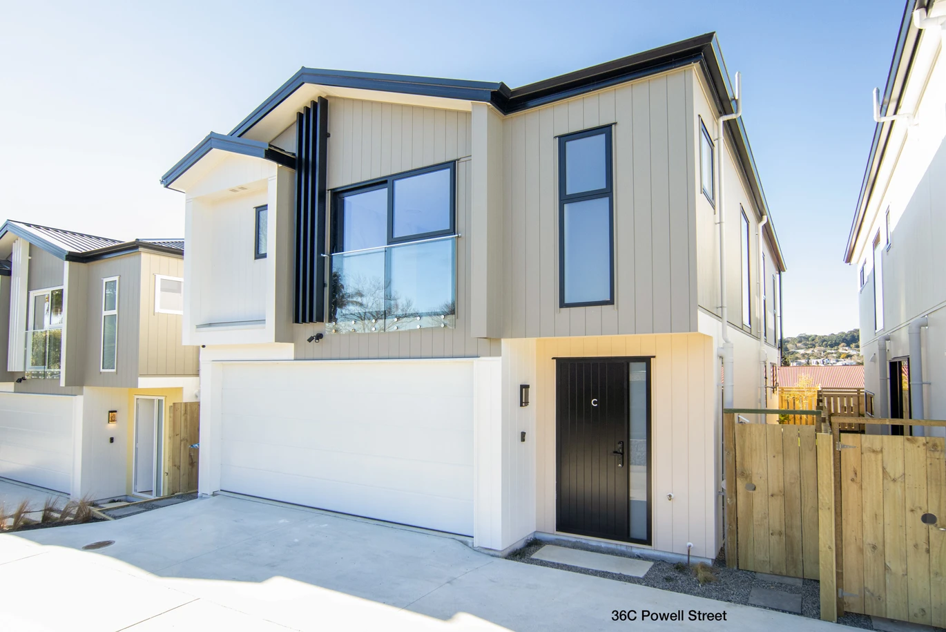 With Sky Tower views, Brandnew standalone 4 beds 2.5/3.5 baths 2 living areas homes with double garage, Central air conditioning, Ventilation system, Underfloor heating, 36 Powell Street Avondale, Auckland