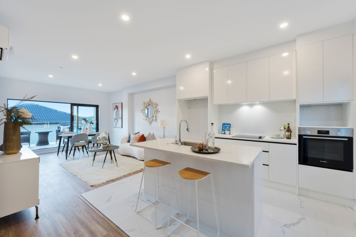 Brandnew 3 beds (2 ensuites) + study room (single bed) 3.5 baths home with garage, 1 ensuite ground floor, move-in ready, 14C Geordie Street, Henderson, Auckland